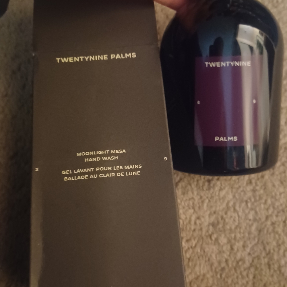 Twentynine Palms Moonlight Mesa Hand Soap - Black and Purple